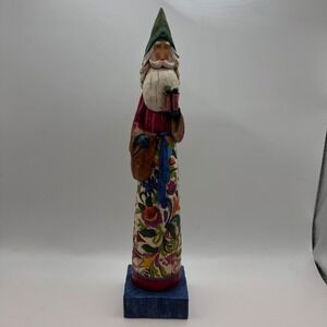 Jim Shore Heartwood Creek Figurine Joy Of Giving Christmas Santa Rare Retired